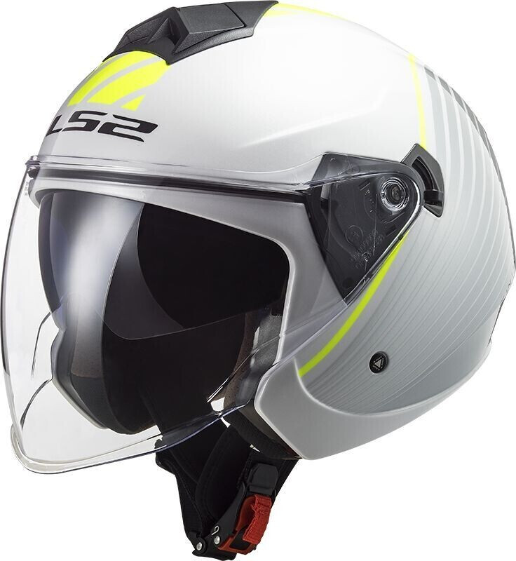 LS2 OF573 Twister II Luna White/Silver