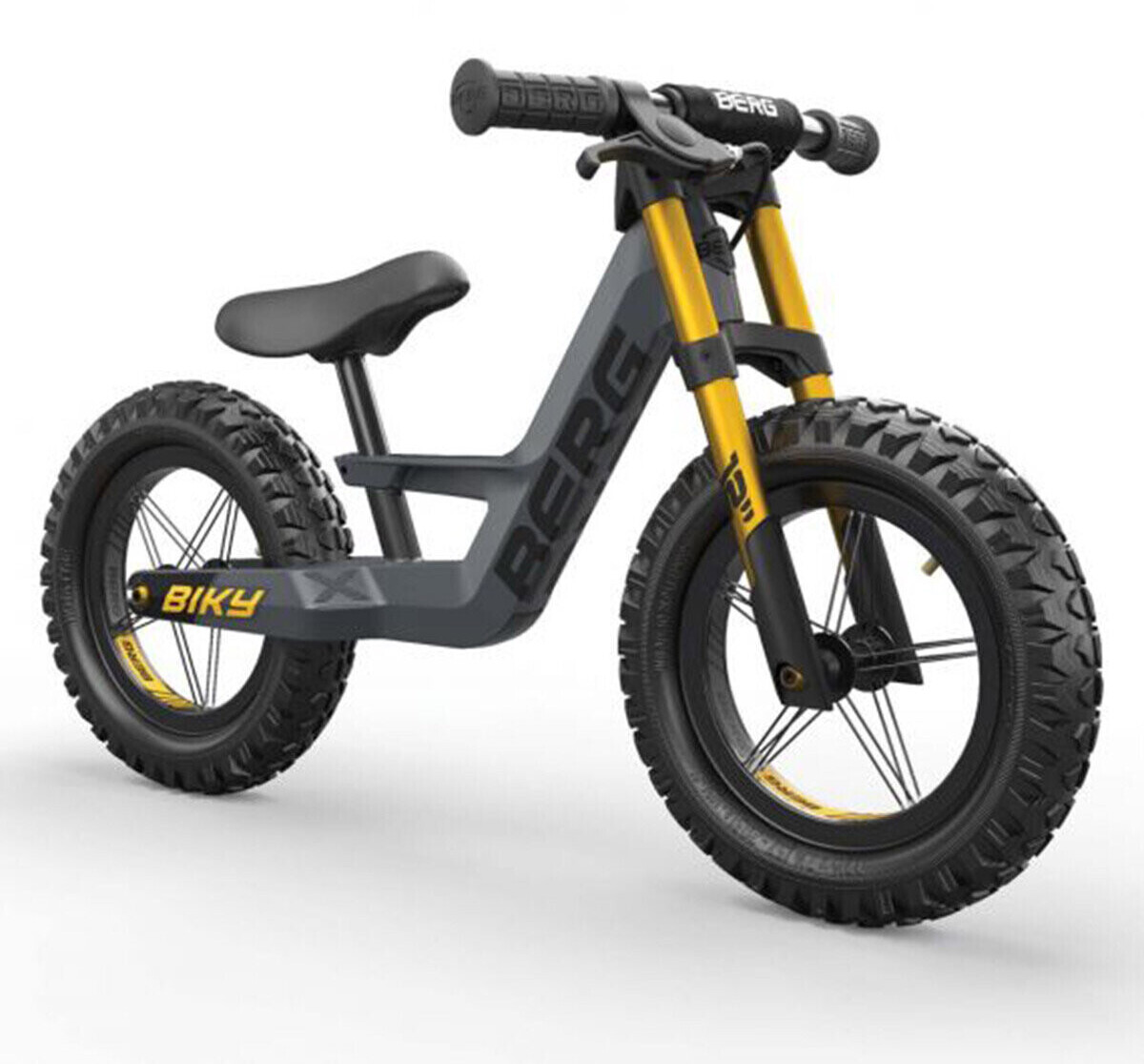 Berg Wheel Biky Cross 12 + handbrake grey