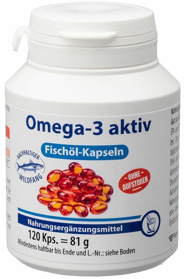 Pharma Peter Omega3 aktiv Fischöl Kapseln (120 Stk.) ab 8,60