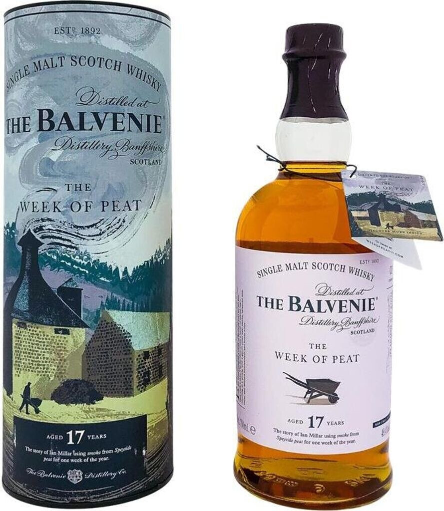 The Balvenie 17 Jahre The Week of Peat 0,7l 49,4% ab 129,23