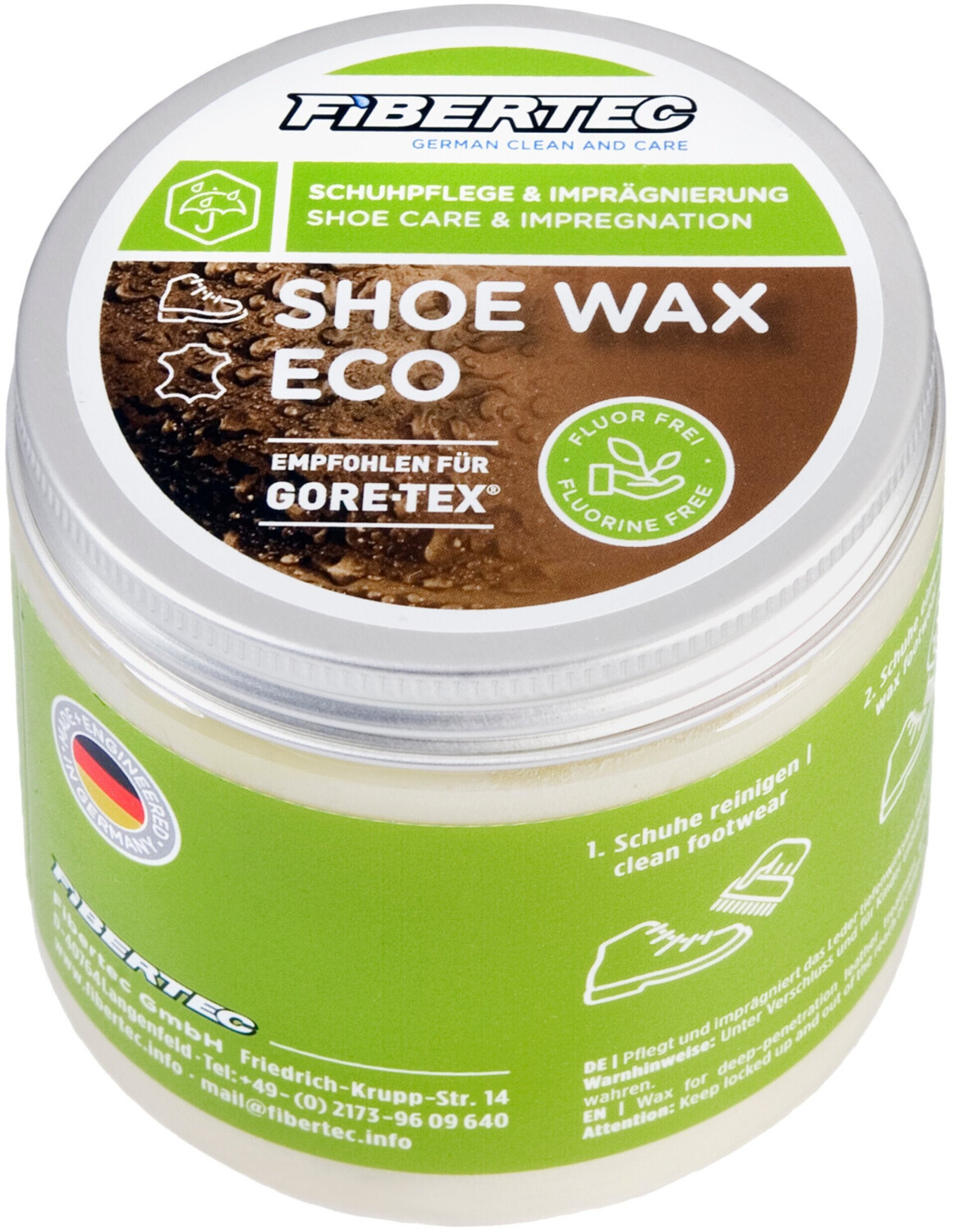 Fibertec Shoe Wax Eco 500 ml