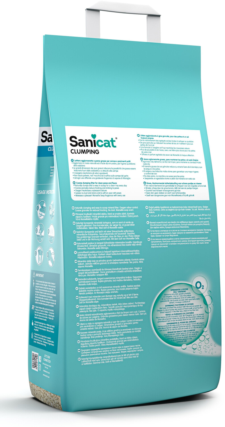 Sanicat Litière minérale pour chat 10L Sanicat Litière minérale pour chat 10L