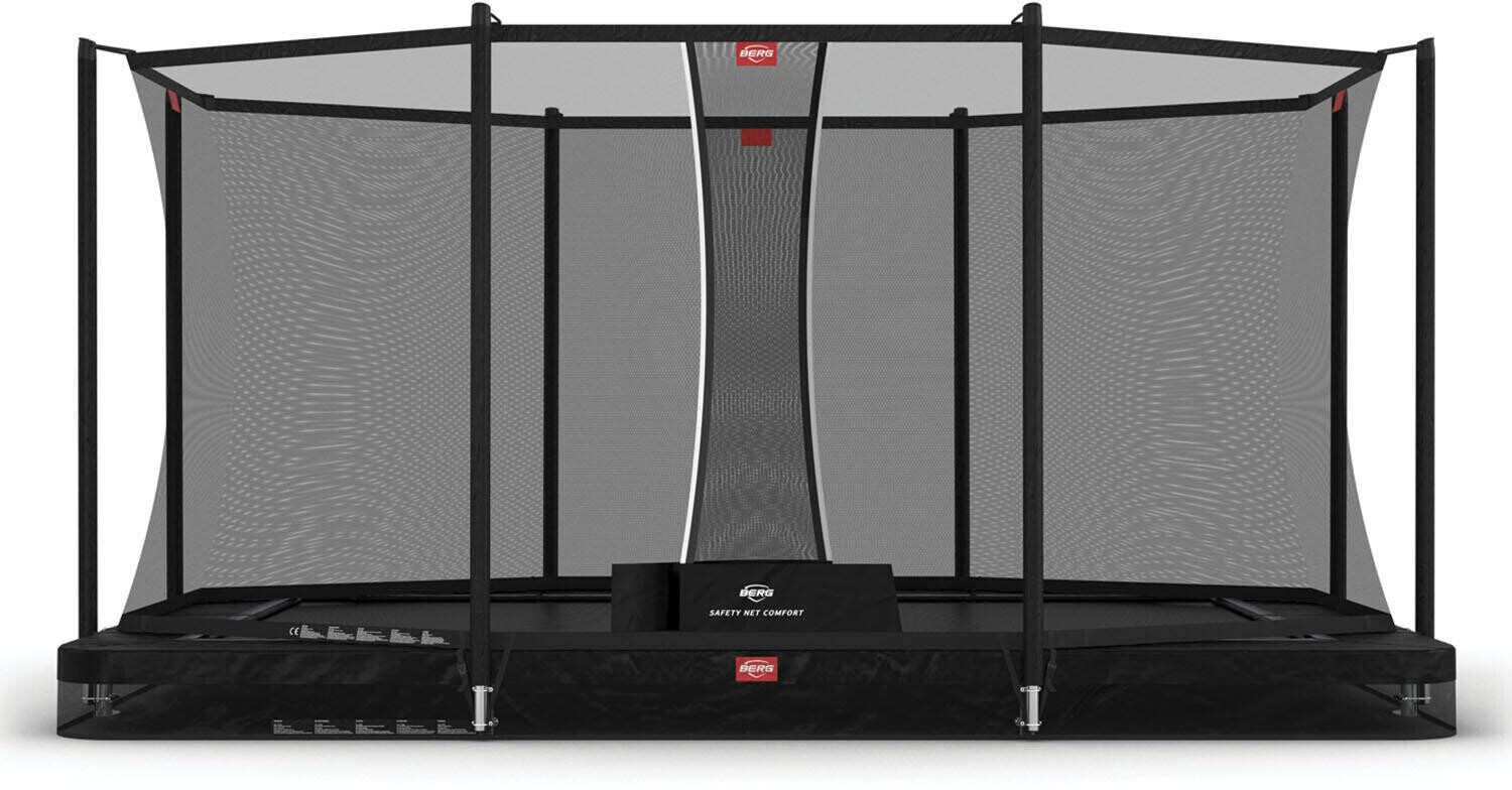 Berg Ultim Favorit InGround 410 black + Safety Net Comfort