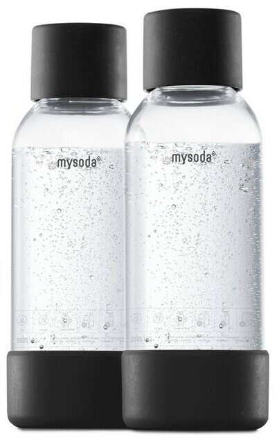 mysoda PET-Bottle (2 x 500ml) Black