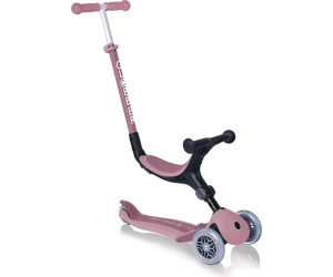 Kinderroller 3in1 Globber GO-UP Active Lights 3in1 - Tretroller, Dreirad & Laufrad In Einem, Höhenverstellbar, Mit LED-Rollen, Pastellrosa Globber Go Up Lights