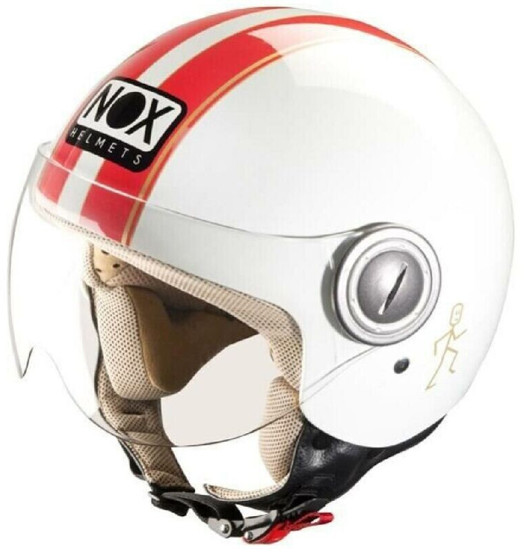 Nox Helmet N210 blanc rouge