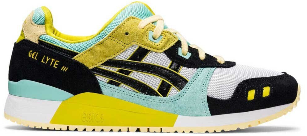 Black and yellow asics gel lyte iii hot sale