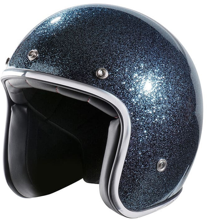 Nox Helmet N242 bleu pailleté