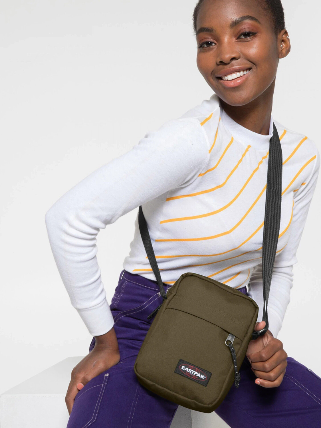 Eastpak the one leather hot sale