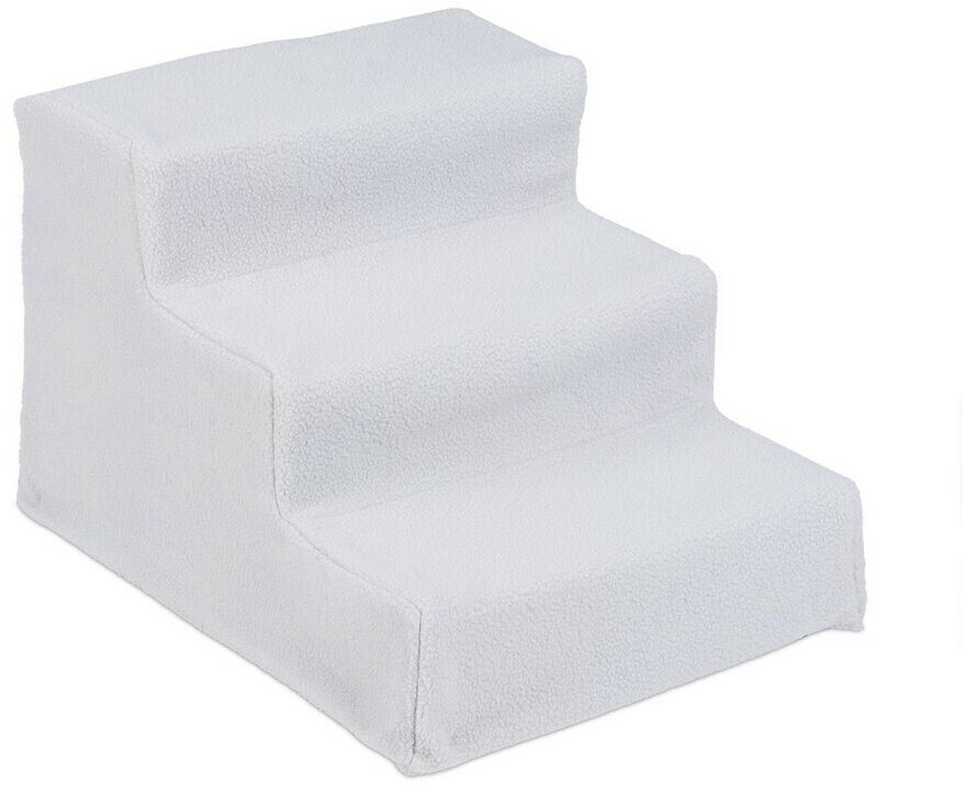 Relaxdays Pet Stairs 3 steps White