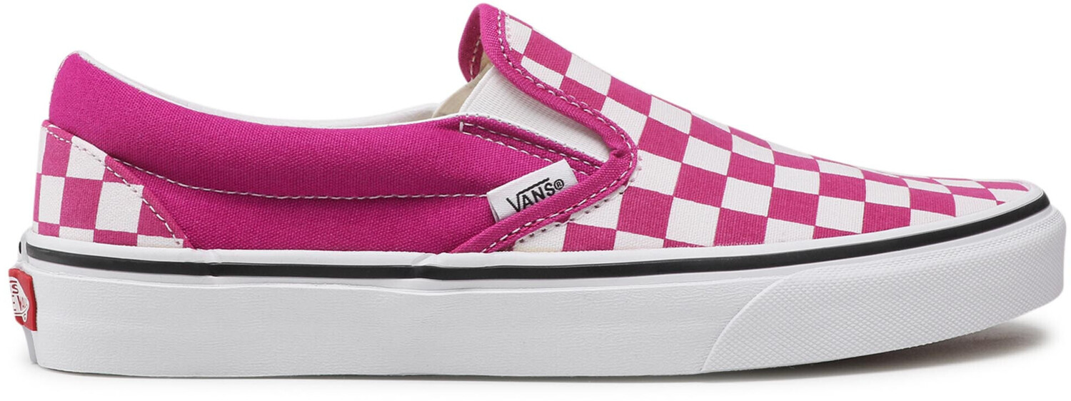 Vans Slip On Checkerboard fuchsia red true white ab 60 46