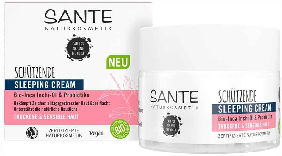 Probiotika Schützende Sante Sleeping 12,89 bei € Preisvergleich | (50ml) ab Bio-Inca Inchi-Öl Cream &