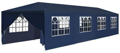 vidaXL Tonnelle de jardin 3 x 12 m bleu