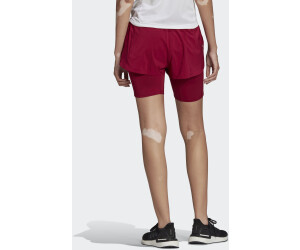 Reebok Apparel Women Running Two-in-One Shorts BURORA