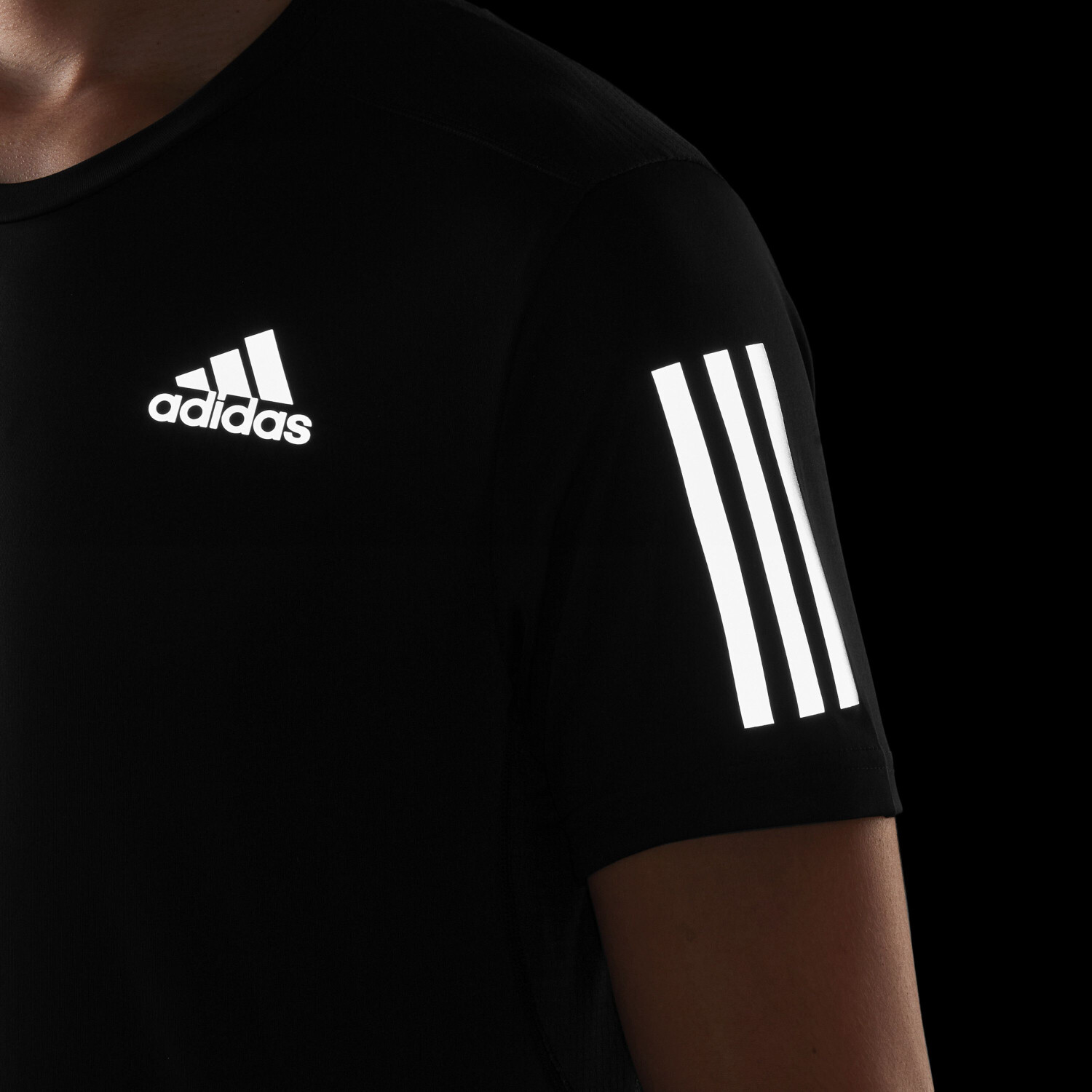 Adidas Own the Run T Shirt H58591 black reflective silver ab 20 95 Preisvergleich bei idealo