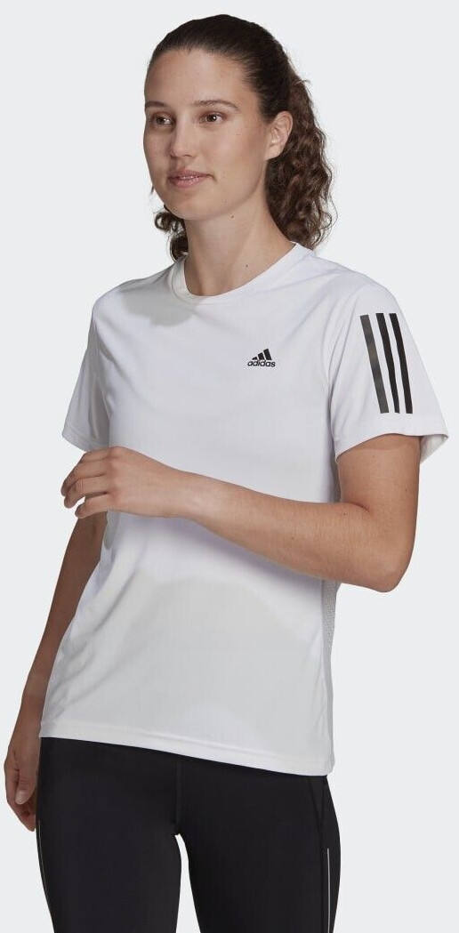 Adidas t shirt white women discount
