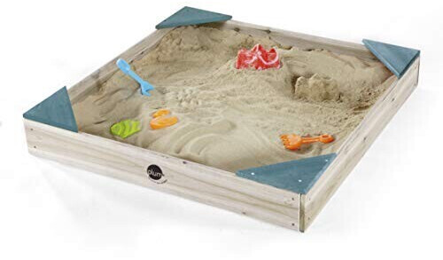 Plum Wooden sandbox blue green