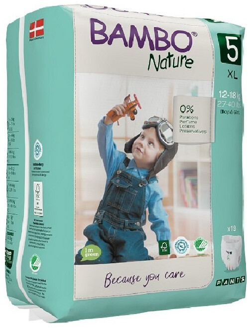 Bambo Nature Size 5 (12-18 kg) 19 pcs