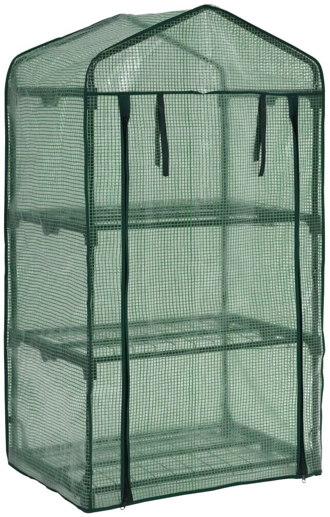 vidaXL Mini-serre à 3 niveaux 69 x 49 x 125 cm