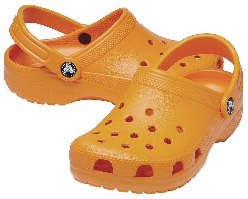 Bright orange crocs cheap
