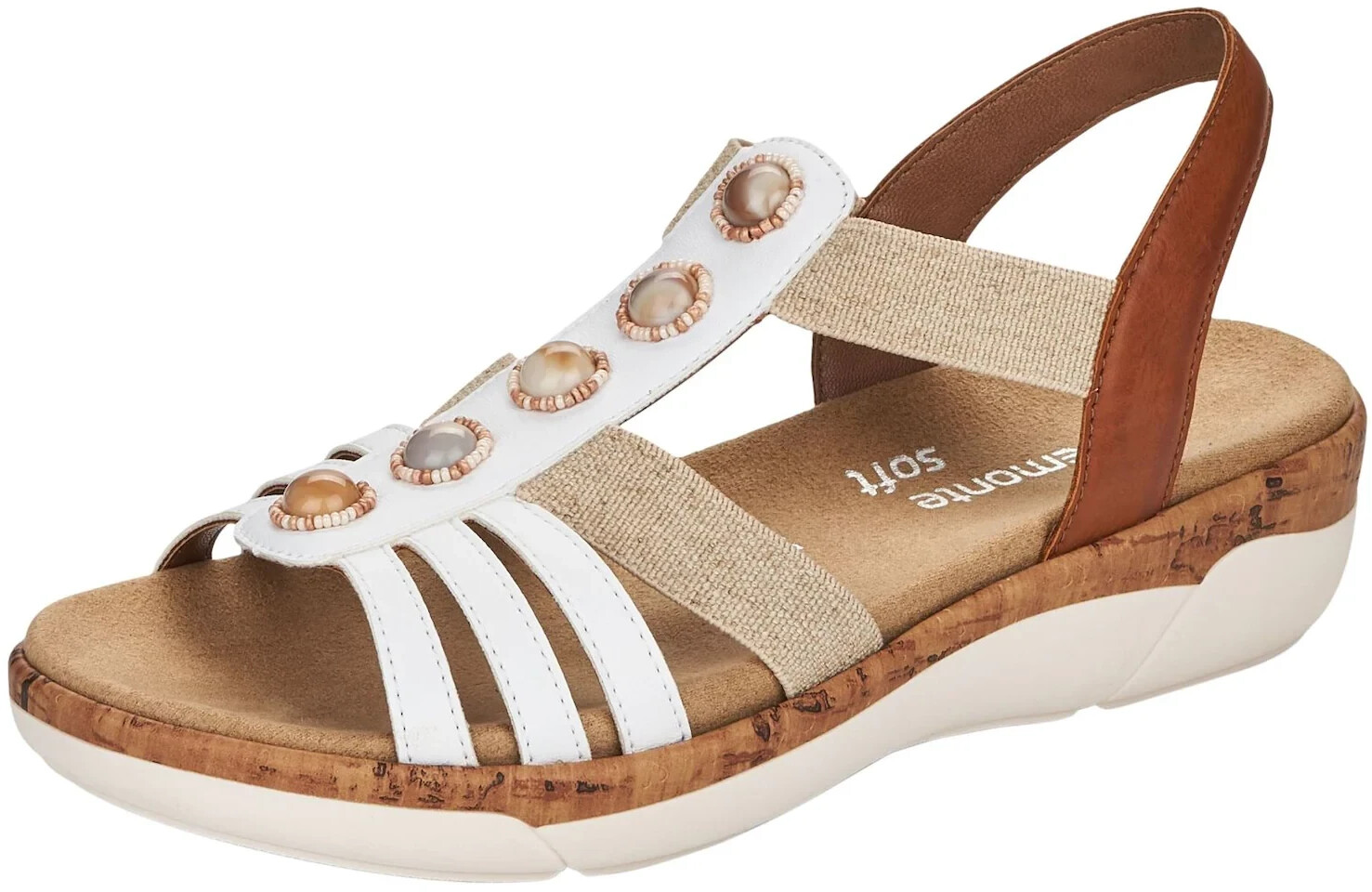 Remonte Dorndorf Sandals (R6857) cayenne/white