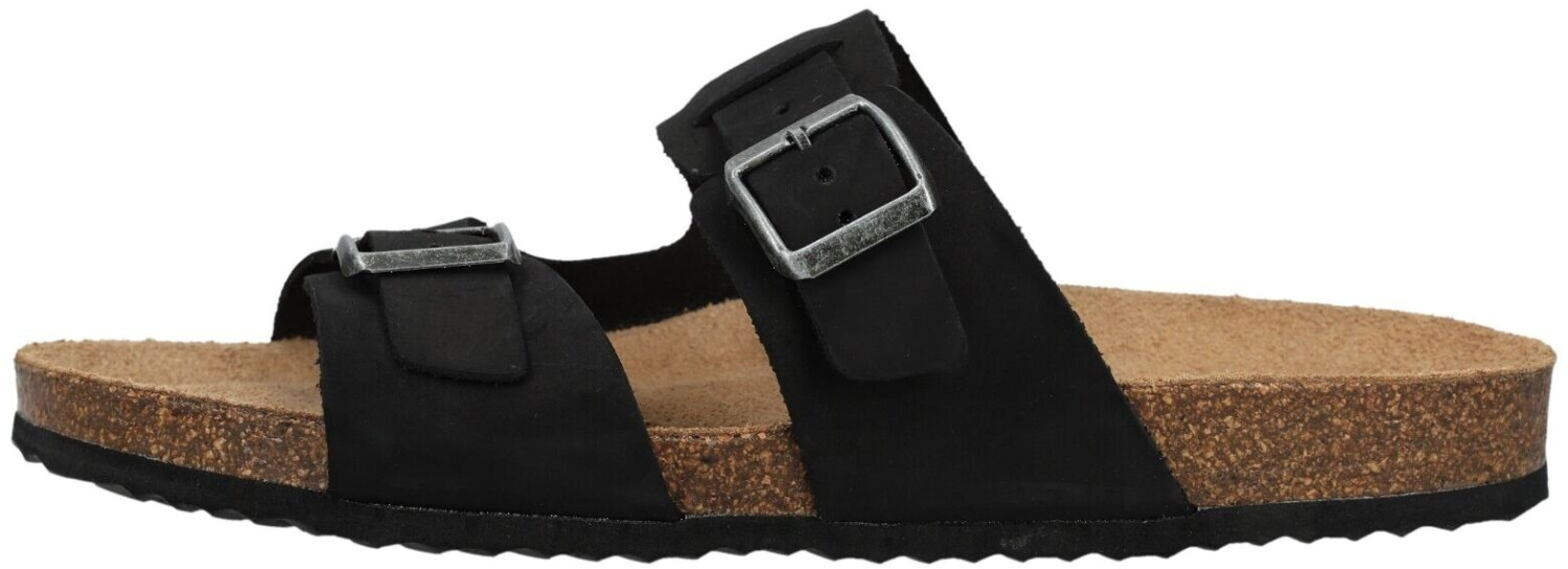 Geox U Sandal Ghita D – Infradito Uomo In Pelle – Suola In Gomma, Tacco Piatto – Colore Nero, Taglia 43 EU