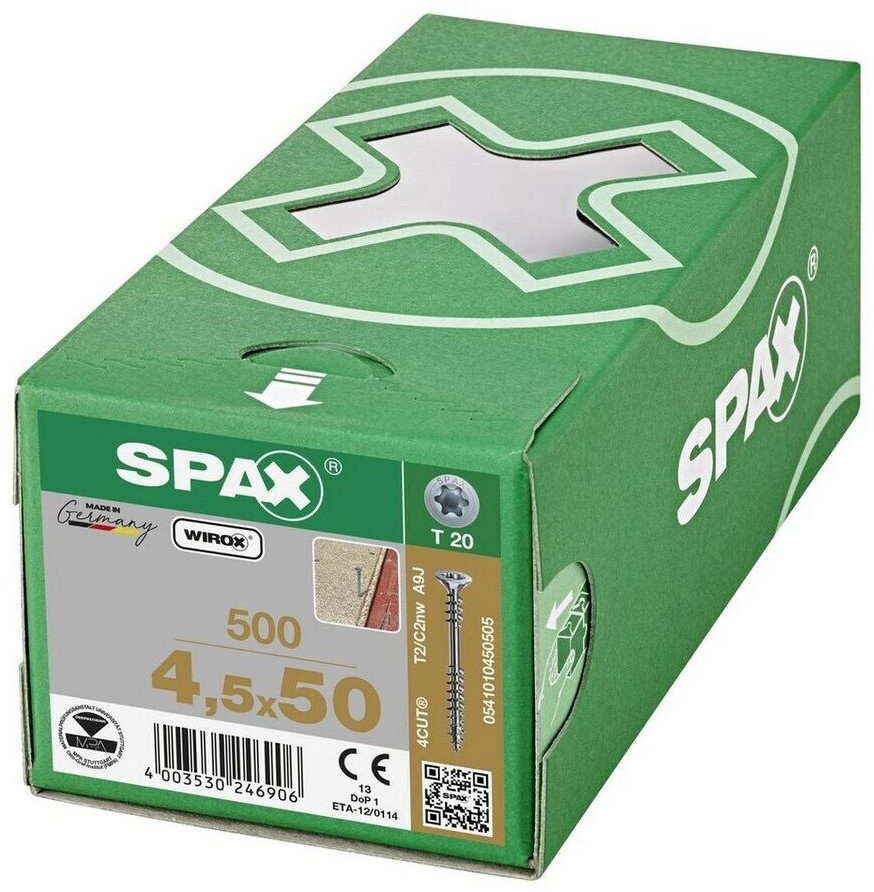Acheter SPAX vis TX WIROX - 6x150 (boite 100 pces) en ligne