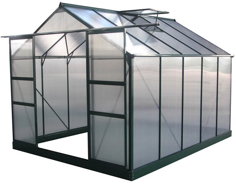 Habitat et Jardin Serre jardin polycarbonate Dahlia 7,67 m²