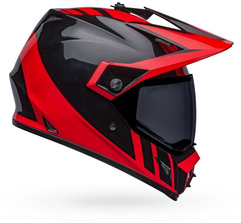 Bell MX-9 Adventure Mips Dash Gloss Black/Red