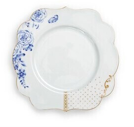 PiP Studio Royal White Gold Breakfast Dish (23,5 cm)