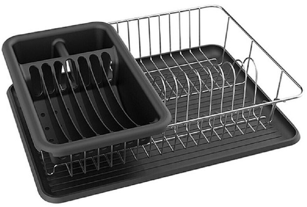MSV France Dish drainer 43x32x10.5 cm black