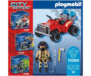 Playmobil Pompier et quad (71090) au meilleur prix sur