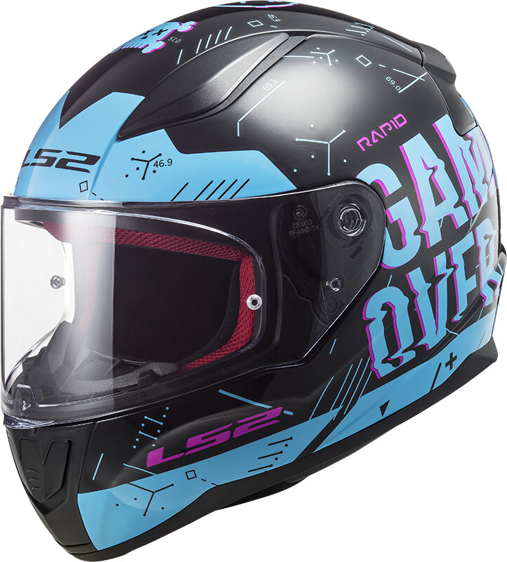 LS2 FF353 Rapid Player Black/Sky Blue