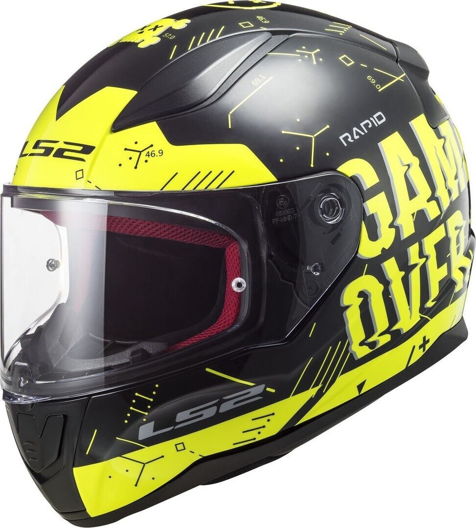 LS2 FF353 Rapid Player jaune/noir