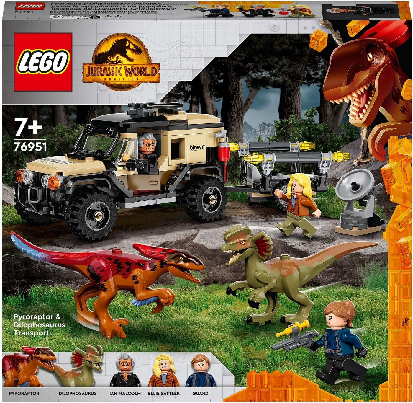 LEGO Jurassic World Pyroraptor Dilophosaurus Transport 76951 from 44.90 Today Best Black Friday Deals on idealo