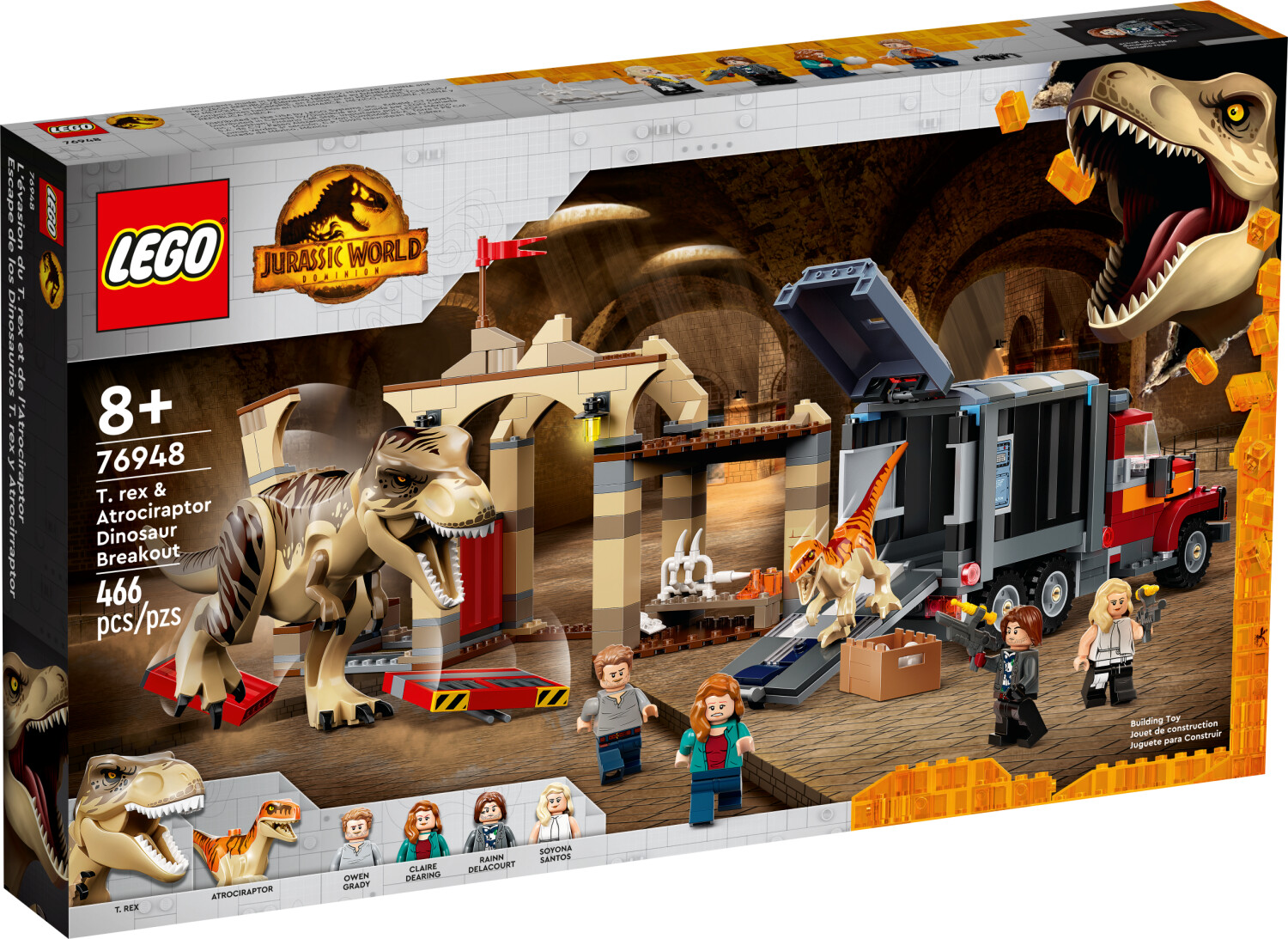 LEGO Jurassic World - T. rex and Atrociraptor Dinosaur Breakout (76948) a €  90,40 (oggi)