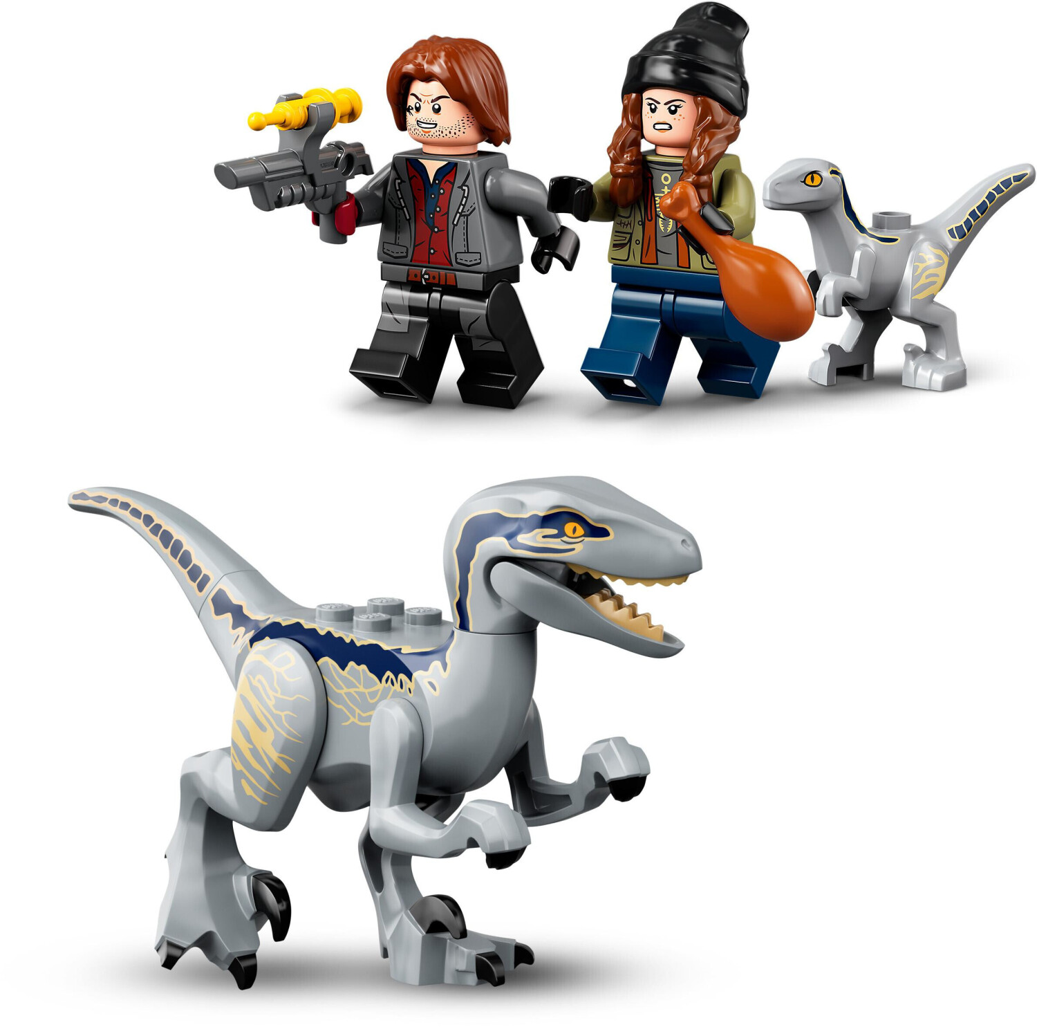 LEGO Jurassic World Blue & Beta Velociraptor Capture 76946 Building Kit  (181 Pieces) 6332797 - Best Buy
