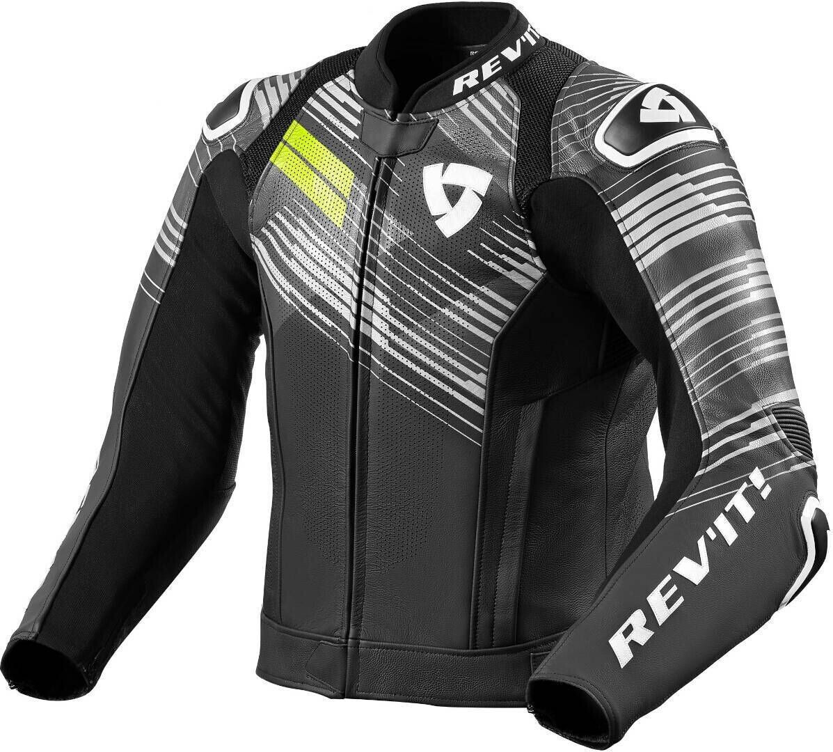 REV'IT! Blouson Apex noir/jaune fluo