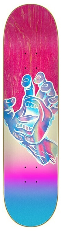 Santa Cruz Iridescent Hand 7.75 Deck multi