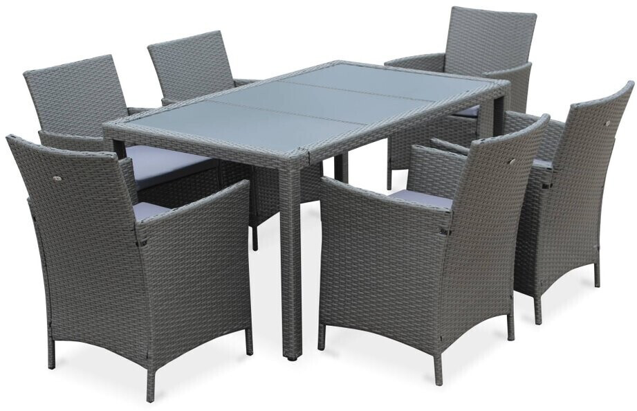 Alice's Garden Tavola 6 places gris