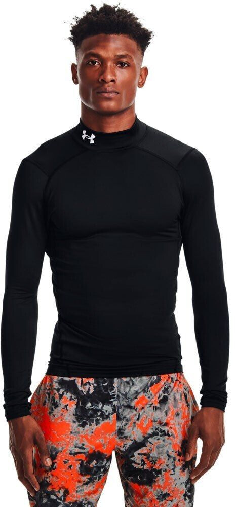 Under armour men's coldgear armour mock neck compression long sleeve shirt on sale