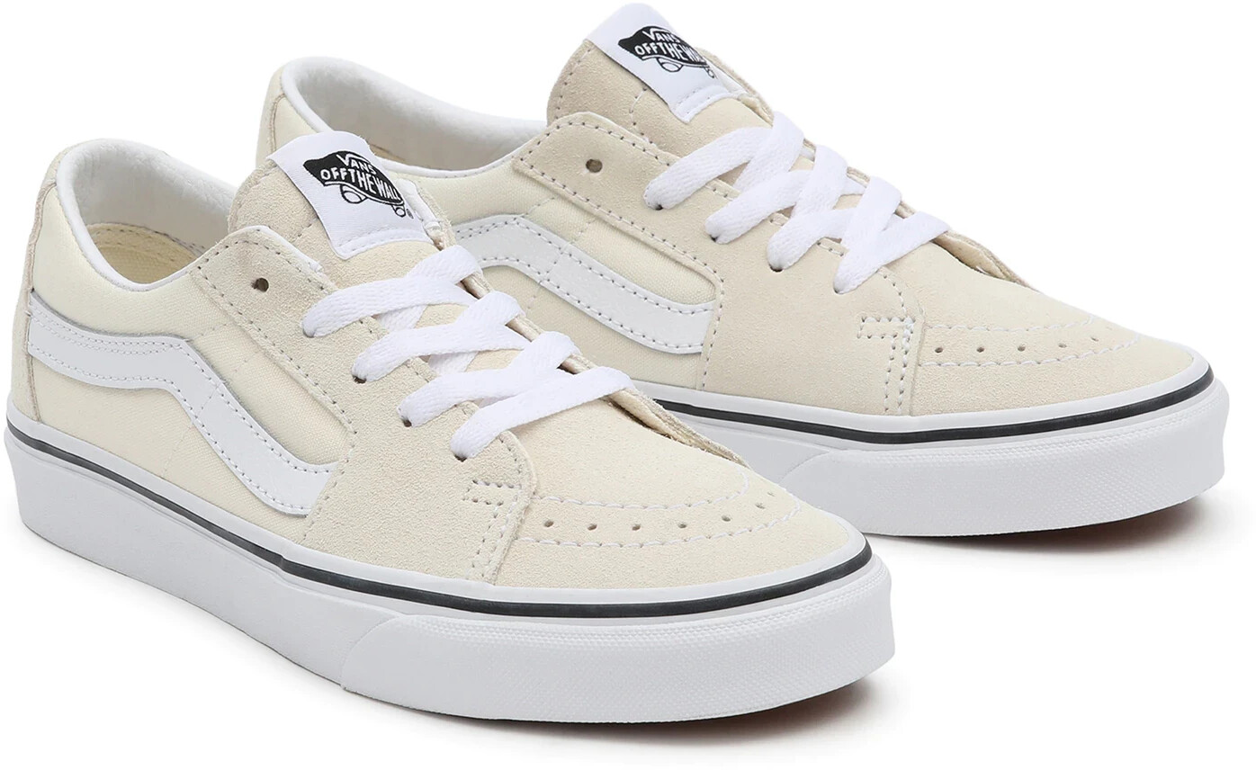 Vans top low white