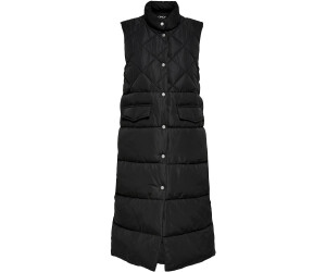 Long quilted vest sales