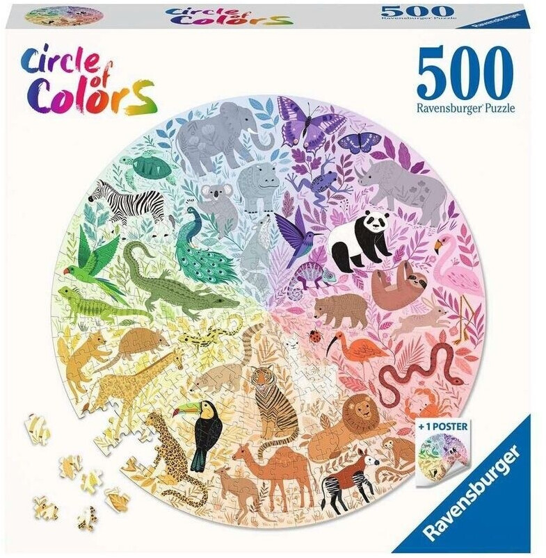 Ravensburger Circle of Colors Animaux (500 pièces)