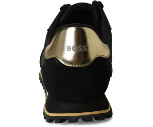 Hugo boss top black gold trainers
