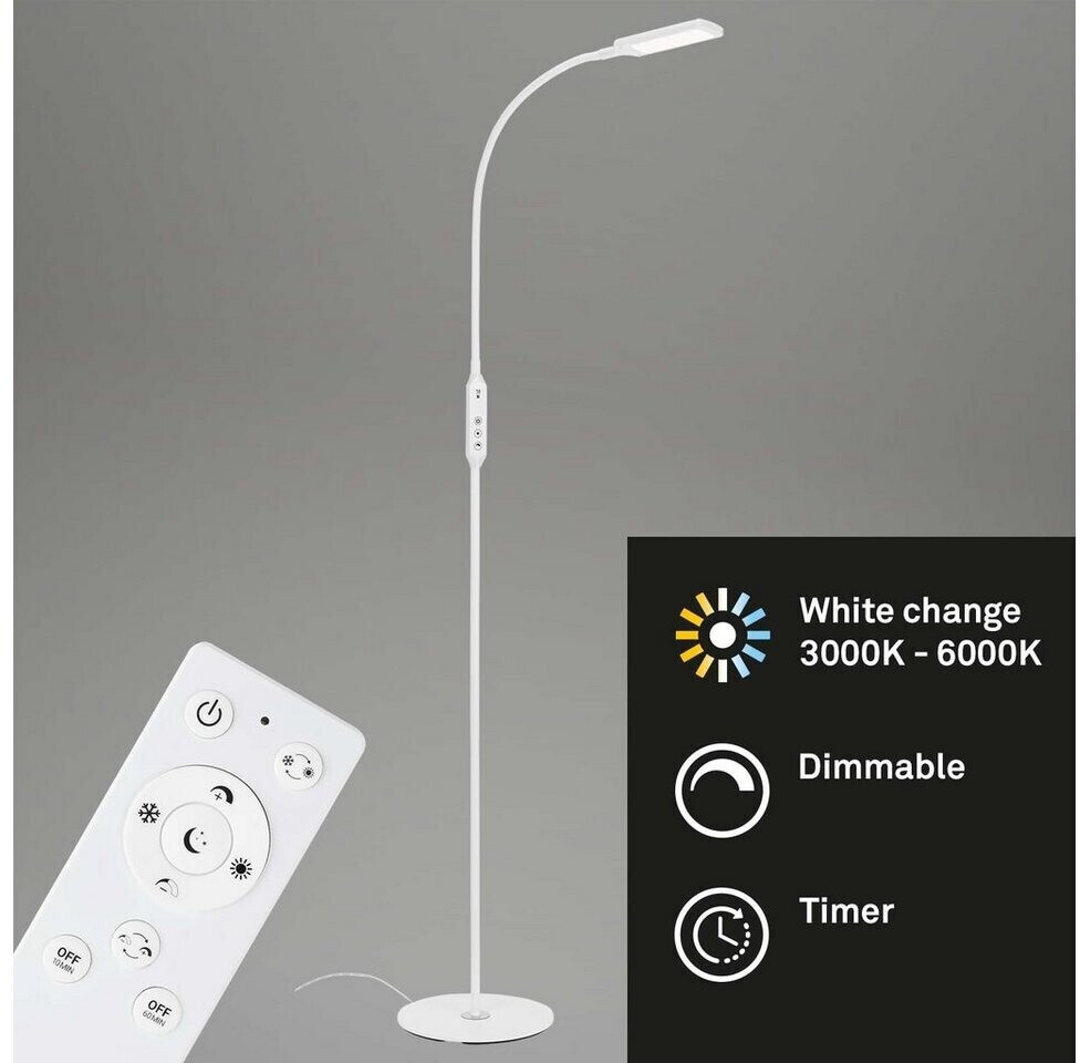 Briloner CCT LED Stehleuchte weiß 1xLED Platine/8W (1296-016) ab 76,99 € |  Preisvergleich bei | Standleuchten