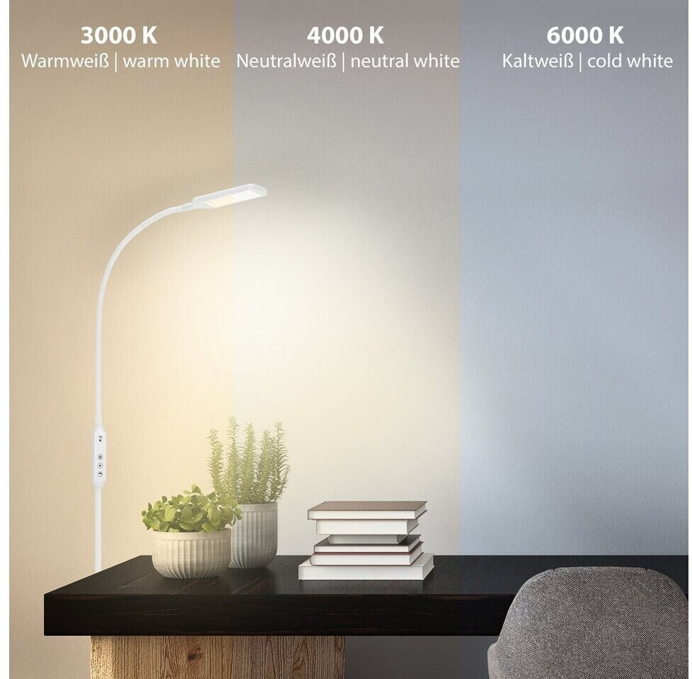 gute Qualität Briloner CCT LED | Platine/8W Preisvergleich € ab 1xLED weiß bei 76,99 Stehleuchte (1296-016)