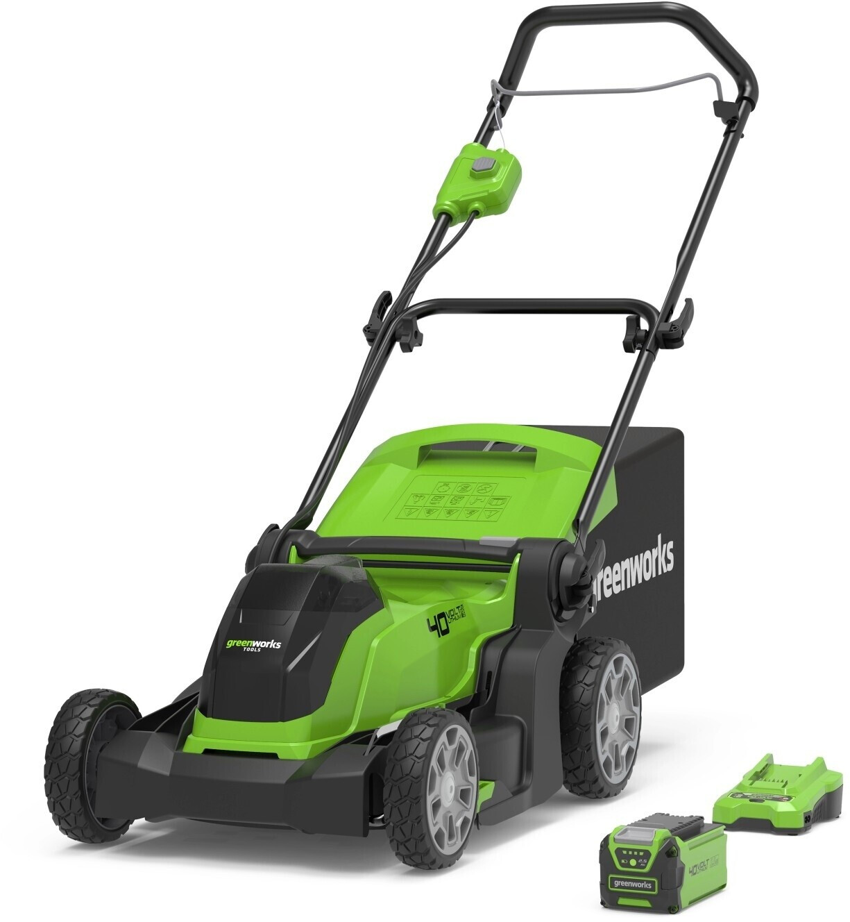 Greenworks G40LM41 avec batterie 4 Ah et chargeur