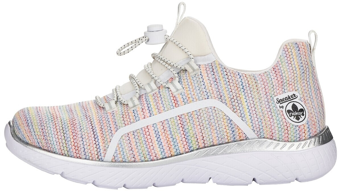 Rieker Slip on Trainers M5070 white multi ab 35 08
