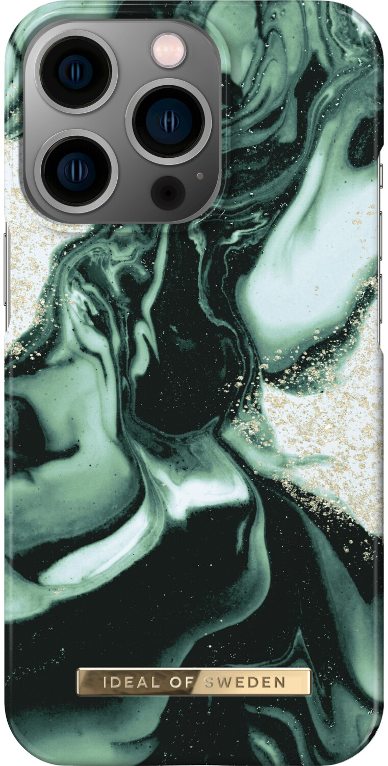 iDeal of Sweden Fashion Cover for iPhone 13 Pro Golden Olive Marble